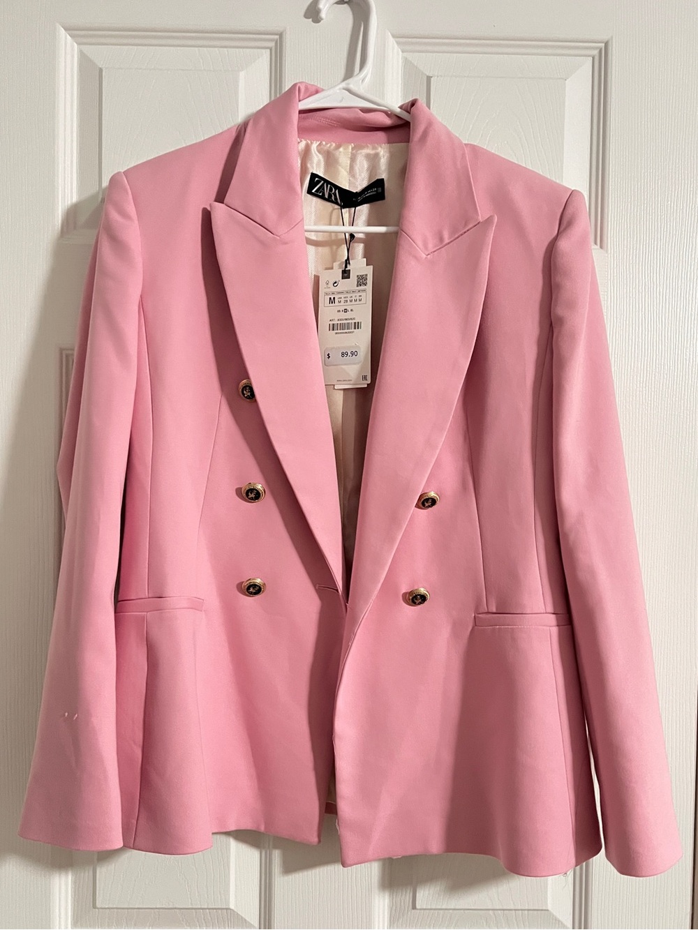 Pink Zara Blazer